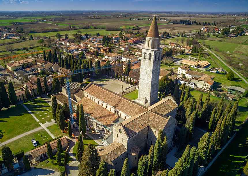 Sistema AERcoppo® per la Basilica Santa Maria Assunta - Aquileia 2019