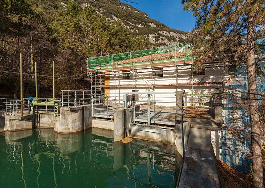Sistema AERcoppo® per la Centrale idroelettrica di Toblino 2017